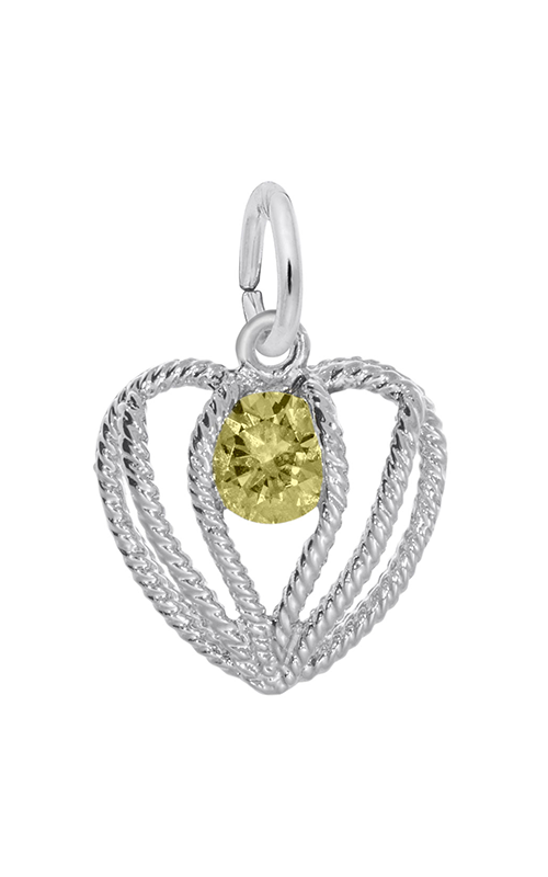 Rembrandt Charms Held in Love Heart Charm November 1850product image