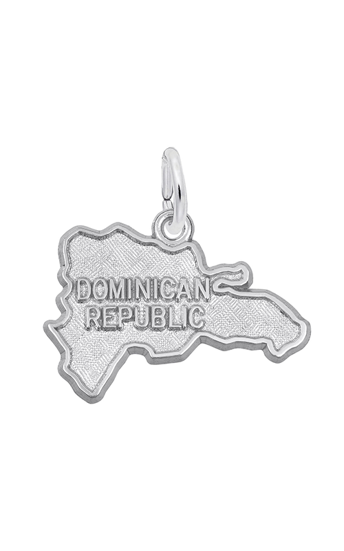 Rembrandt Charms Dominican Republic Map Charm 1882product image