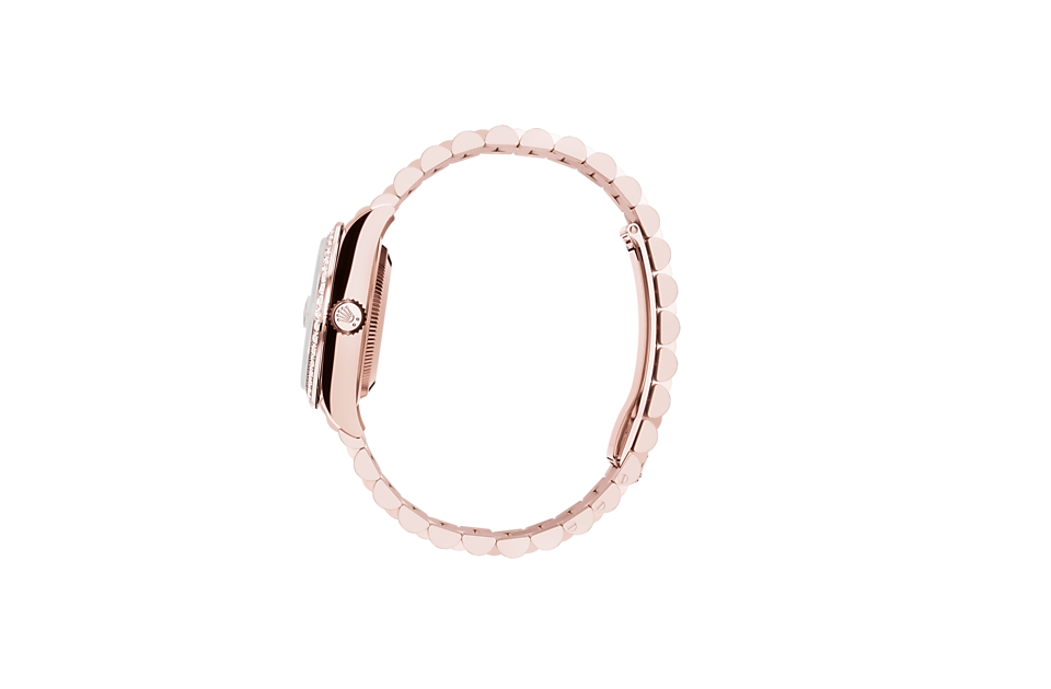 Rolex Lady-Datejust in 18 ct Everose gold M279135RBR-0001 at Build