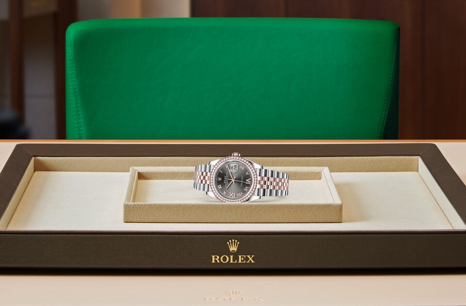 Rolex Datejust in Everose Rolesor - combination of Oystersteel and Everose gold M126281RBR-0011 at Build