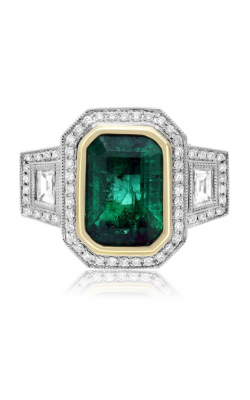 Roman And Jules Color Label Ring KR715WYEM-18K-2 product image