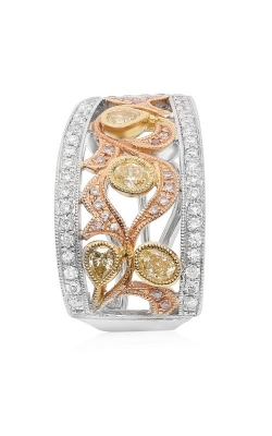 Roman And Jules Tri-Colored Diamond Earrings 1159-1 product image