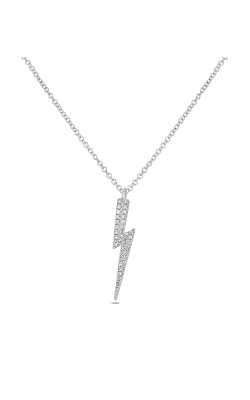 Roman And Jules Lightning Bolt Diamond Pave Necklace EN1040-1 product image