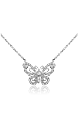 Roman And Jules WHite Gold Butterfly Necklace UN1997-1 product image