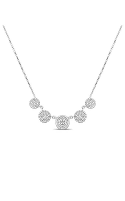 Roman And Jules Five Circle Diamond Pave Necklace EN1048-1 product image