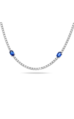 Roman And Jules Long Sapphire & Diamond Necklace UN2115-1 product image