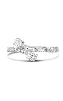 Roman And Jules White Gold & Diamond Bypass Ring UR1951-1 product image