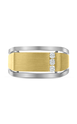 Roman And Jules White & Yellow Gold Men's Diamond Band GR2932-1 product image