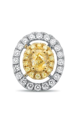 Roman And Jules Split Halo Two Tone Diamond Earrings NE924-4 product image