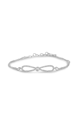 Roman And Jules Diamond Pave Infinity Bracelet EB1002-1 product image