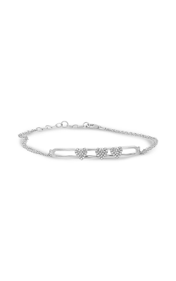 Roman And Jules Sliding Heart Diamond Bracelet EB1006-1 product image