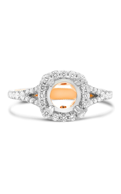 Roman And Jules White & Rose Gold Pave Engagement Setting NR1038-1 product image