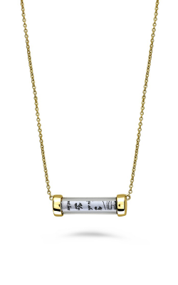 Roman And Jules Yellow Gold Tube Necklace MN801A-2 product image