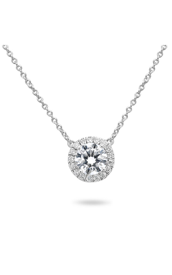Roman And Jules Pave Diamond Halo Semi Mount Necklace MN807C-3 product image