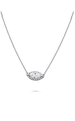 Roman And Jules Pave Diamond Halo Semi Mount Necklace MN807D-1 product image