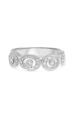Roman And Jules White Gold Diamond Swirl Ring UR2224-2 product image