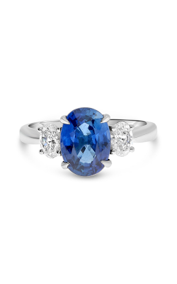 Roman And Jules Platinum Blue Sapphire Ring MR632-164 product image