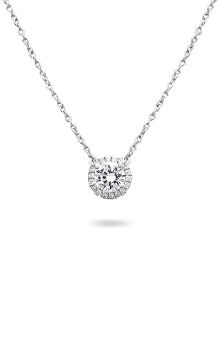 Roman And Jules Pave Diamond Halo Semi Mount Necklace MN807C-1 product image