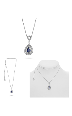 Roman And Jules Fashion Label Necklace KN3951WSP-18K-1 product image