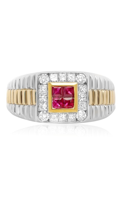 Roman and Jules Color Label Ring UR1408WYRBproduct image