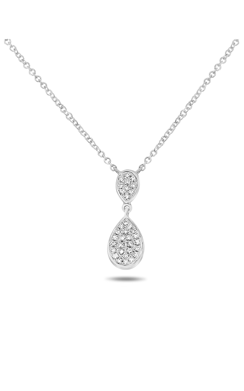 Roman and Jules Double Pear Diamond Pave Necklace EN1022-1product image