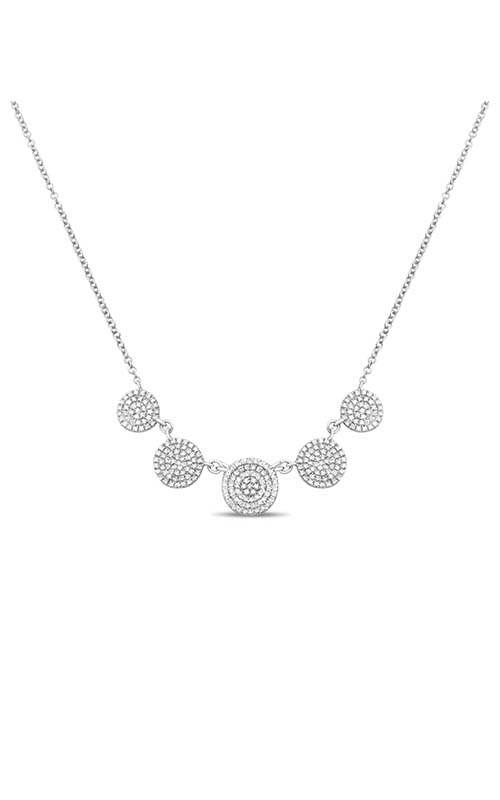 Roman and Jules Five Circle Diamond Pave Necklace EN1048-1product image