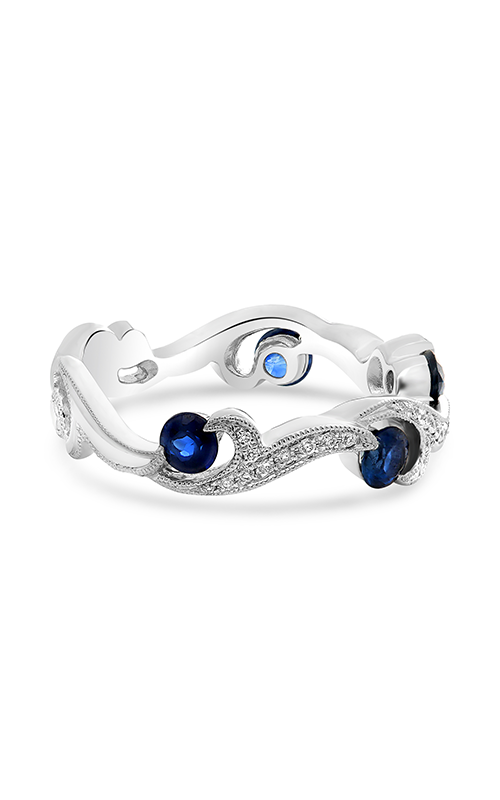 Roman and Jules White Gold Sapphire & Diamond Filigree Ring NR1071-1product image