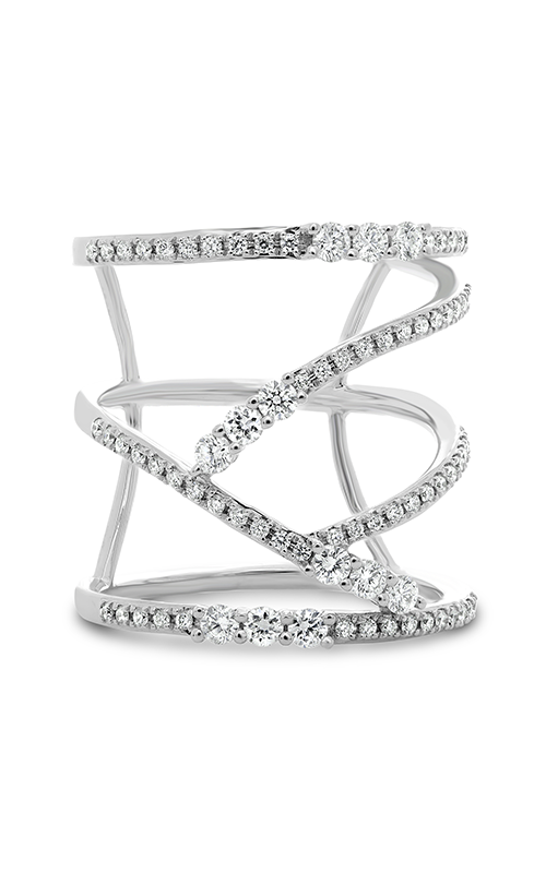 Roman and Jules Wide Abstract Diamond Cuff Ring UR2152-2product image
