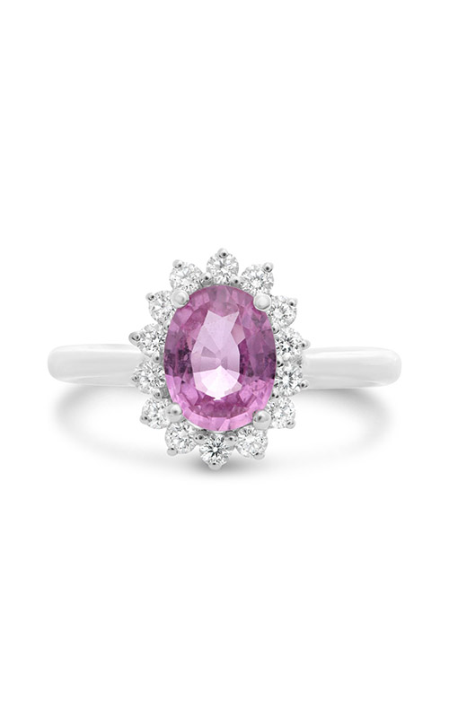 Roman and Jules Oval Pink Sapphire Halo Ring MR500-99product image