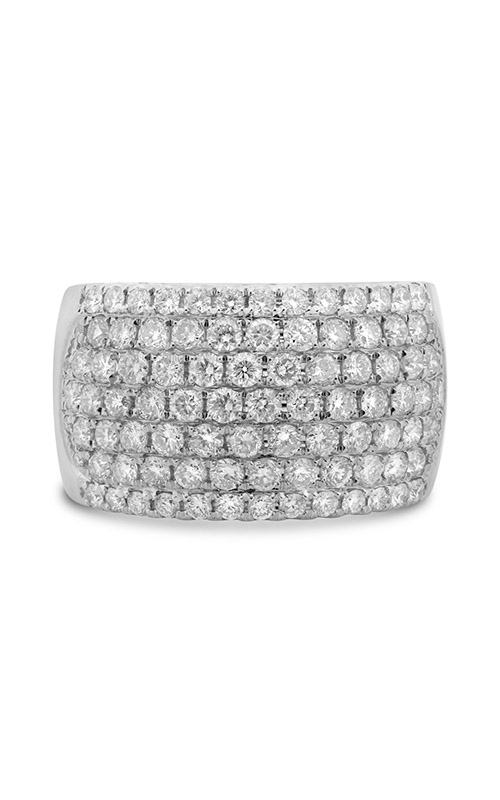 Roman and Jules White Gold Seven Row Half Pave Band NR894-14product image