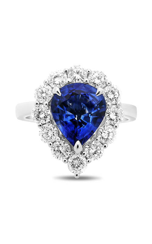Roman and Jules Pear-shaped Blue Sapphire Halo Ring MR591A-1product image