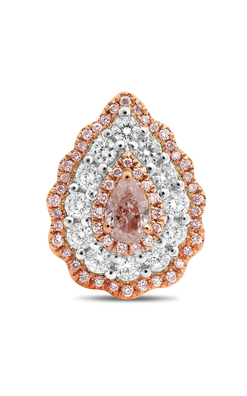 Roman and Jules Pear-shaped Pink & White Diamond Earrings NE873-19product image