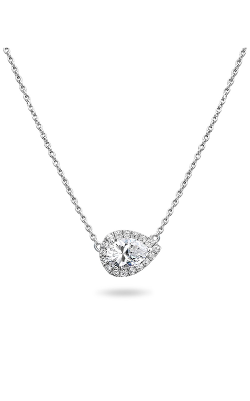 Roman And Jules Pave Diamond Halo Semi Mount Necklace MN807-3product image