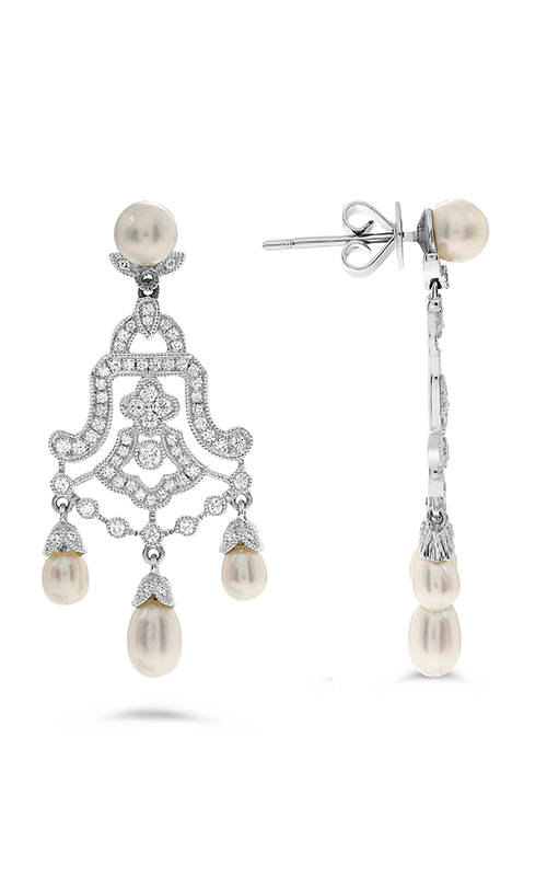 Roman and Jules Fashion Label Earrings KE1563WPRL-18K Roman and Jules Fashion Label Earrings KE1563WPRL-18Kproduct image