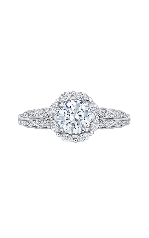 Shah Luxury Carizza Engagement Ring CA0163EHK-37W (Center Not Included)