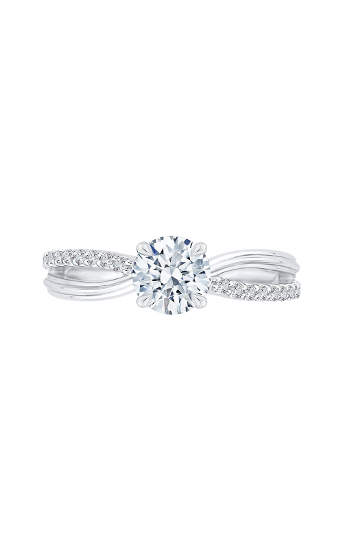 Shah Luxury Carizza Engagement Ring CA0135EHK-37W (Center Not Included)