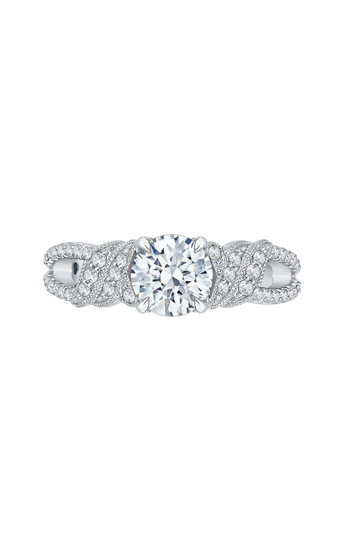 Shah Luxury Carizza Engagement Ring CA0172EHK-37W (Center Not Included)