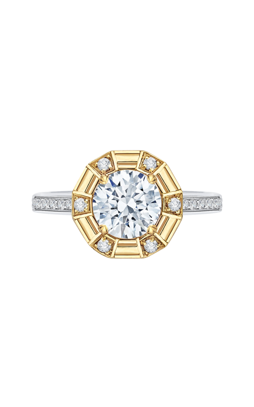 Shah Luxury Carizza Engagement Ring CA0182EHK-37WY-1.50 (Center Not Included)