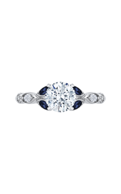 Shah Luxury Carizza Engagement Ring CA0212EK-S37W (Center Not Included)