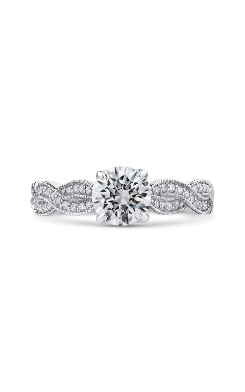 Shah Luxury Carizza Engagement Ring CA0228EQK-37W (Center Not Included)