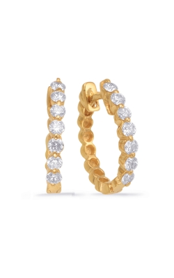 OPJ Signature Hoop Earrings E7665WG product image