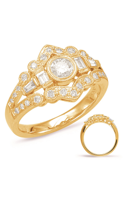 S. Kashi And Sons Vintage Fashion Ring D4544YG product image