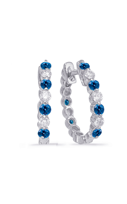 OPJ Signature Hoop Earrings E7665-SWG product image