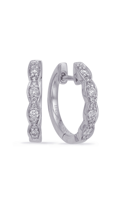 OPJ Signature Huggies Earrings E7968WG product image