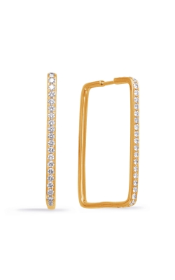 OPJ Signature Hoop Earrings E7999YG product image