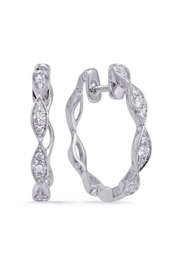 OPJ Signature Hoop Earrings E8004WG product image