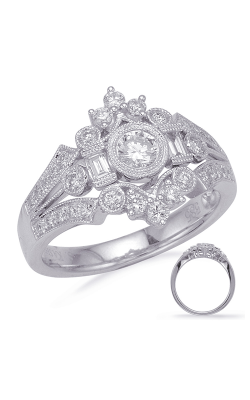 S. Kashi And Sons Vintage Fashion Ring D4709WG product image