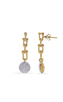 S. Kashi & Sons Diamond Earrings E8109YG product image
