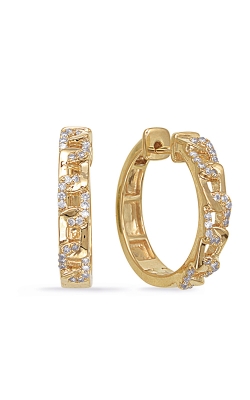 OPJ Signature Hoop Earrings E8121YG product image