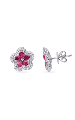S. Kashi & Sons Ruby Earrings E8107-RWG product image